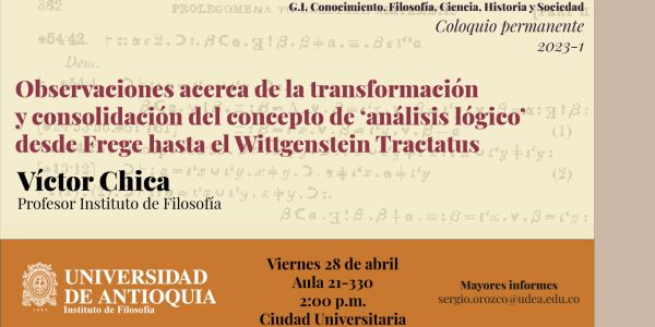 Observaciones acerca de la transformación y consolidación del concepto de ‘análisis lógico’ desde Frege hasta el Wittgenstein del Tractatus